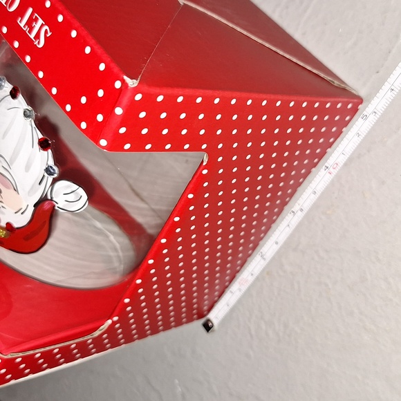 🎅 Santa & Mrs. Claus stemless wine glasses. Hand painted. Rhinestones. Set of 2 - Picture 12 of 13